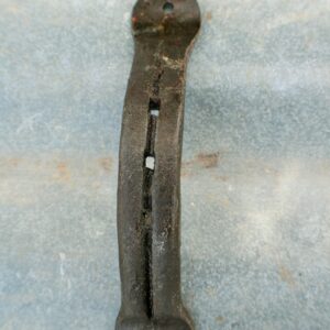 Hand forged horseshoe kitchen hardware